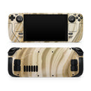 Vivid Agate Vein Slice Foiled V12 // Vinyl Skin Wrap for Steam Deck OLED & Steam Deck (LCD) — Soft Matte or Ultra Gloss