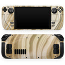 Vivid Agate Vein Slice Foiled V12 // Vinyl Skin Wrap for Steam Deck OLED & Steam Deck (LCD) — Soft Matte or Ultra Gloss