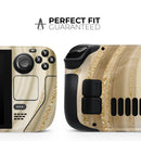 Vivid Agate Vein Slice Foiled V12 // Vinyl Skin Wrap for Steam Deck OLED & Steam Deck (LCD) — Soft Matte or Ultra Gloss