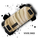 Vivid Agate Vein Slice Foiled V12 // Vinyl Skin Wrap for Steam Deck OLED & Steam Deck (LCD) — Soft Matte or Ultra Gloss