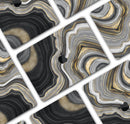 Vivid Agate Vein Slice Foiled V13 - Apple MacBook Pro, Pro with Touch Bar or Air Skin Decal Kit (All Versions Available)