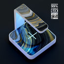 Vivid Agate Vein Slice Foiled V13 UV Germicidal Sanitizing Sterilizing Wireless Smart Phone Screen Cleaner + Charging Station