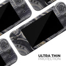 Vivid Agate Vein Slice Foiled V15 // Skin Decal Wrap Kit for Nintendo Switch Console & Dock, Joy-Cons, Pro Controller, Lite, 3DS XL, 2DS XL, DSi, or Wii - Vinyl Skin Wrap for Nintendo Switch 2, OLED, Lite, Pro Controller, Wii & Classic Handhelds