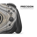 Vivid Agate Vein Slice Foiled V16 // Skin Decal Wrap Kit for Nintendo Switch Console & Dock, Joy-Cons, Pro Controller, Lite, 3DS XL, 2DS XL, DSi, or Wii - Vinyl Skin Wrap for Nintendo Switch 2, OLED, Lite, Pro Controller, Wii & Classic Handhelds