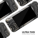 Vivid Agate Vein Slice Foiled V16 // Skin Decal Wrap Kit for Nintendo Switch Console & Dock, Joy-Cons, Pro Controller, Lite, 3DS XL, 2DS XL, DSi, or Wii - Vinyl Skin Wrap for Nintendo Switch 2, OLED, Lite, Pro Controller, Wii & Classic Handhelds