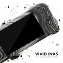 Vivid Agate Vein Slice Foiled V16 // Skin Decal Wrap Kit for Nintendo Switch Console & Dock, Joy-Cons, Pro Controller, Lite, 3DS XL, 2DS XL, DSi, or Wii - Vinyl Skin Wrap for Nintendo Switch 2, OLED, Lite, Pro Controller, Wii & Classic Handhelds
