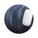 Vivid Agate Vein Slice Foiled V1// WaterProof Rubber Foam Backed Anti-Slip Mouse Pad for Home Work Office or Gaming Computer Desk