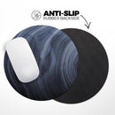 Vivid Agate Vein Slice Foiled V1// WaterProof Rubber Foam Backed Anti-Slip Mouse Pad for Home Work Office or Gaming Computer Desk