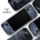 Vivid Agate Vein Slice Foiled V1 // Full Body Skin Decal Wrap Kit for the Steam Deck handheld gaming computer