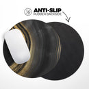 Vivid Agate Vein Slice Foiled V2// WaterProof Rubber Foam Backed Anti-Slip Mouse Pad for Home Work Office or Gaming Computer Desk