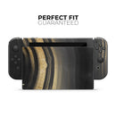 Vivid Agate Vein Slice Foiled V2 // Skin Decal Wrap Kit for Nintendo Switch Console & Dock, Joy-Cons, Pro Controller, Lite, 3DS XL, 2DS XL, DSi, or Wii - Vinyl Skin Wrap for Nintendo Switch 2, OLED, Lite, Pro Controller, Wii & Classic Handhelds