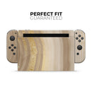 Vivid Agate Vein Slice Foiled V3 // Skin Decal Wrap Kit for Nintendo Switch Console & Dock, Joy-Cons, Pro Controller, Lite, 3DS XL, 2DS XL, DSi, or Wii - Vinyl Skin Wrap for Nintendo Switch 2, OLED, Lite, Pro Controller, Wii & Classic Handhelds