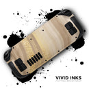 Vivid Agate Vein Slice Foiled V3 // Full Body Skin Decal Wrap Kit for the Steam Deck handheld gaming computer