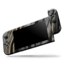 Vivid Agate Vein Slice Foiled V4 // Skin Decal Wrap Kit for Nintendo Switch Console & Dock, Joy-Cons, Pro Controller, Lite, 3DS XL, 2DS XL, DSi, or Wii - Vinyl Skin Wrap for Nintendo Switch 2, OLED, Lite, Pro Controller, Wii & Classic Handhelds