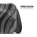 Vivid Agate Vein Slice Foiled V4 // Skin Decal Wrap Kit for Nintendo Switch Console & Dock, Joy-Cons, Pro Controller, Lite, 3DS XL, 2DS XL, DSi, or Wii - Vinyl Skin Wrap for Nintendo Switch 2, OLED, Lite, Pro Controller, Wii & Classic Handhelds