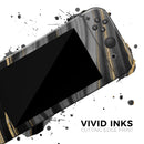 Vivid Agate Vein Slice Foiled V4 // Skin Decal Wrap Kit for Nintendo Switch Console & Dock, Joy-Cons, Pro Controller, Lite, 3DS XL, 2DS XL, DSi, or Wii - Vinyl Skin Wrap for Nintendo Switch 2, OLED, Lite, Pro Controller, Wii & Classic Handhelds