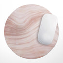 Vivid Agate Vein Slice Foiled V5// WaterProof Rubber Foam Backed Anti-Slip Mouse Pad for Home Work Office or Gaming Computer Desk
