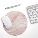 Vivid Agate Vein Slice Foiled V5// WaterProof Rubber Foam Backed Anti-Slip Mouse Pad for Home Work Office or Gaming Computer Desk