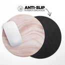 Vivid Agate Vein Slice Foiled V5// WaterProof Rubber Foam Backed Anti-Slip Mouse Pad for Home Work Office or Gaming Computer Desk