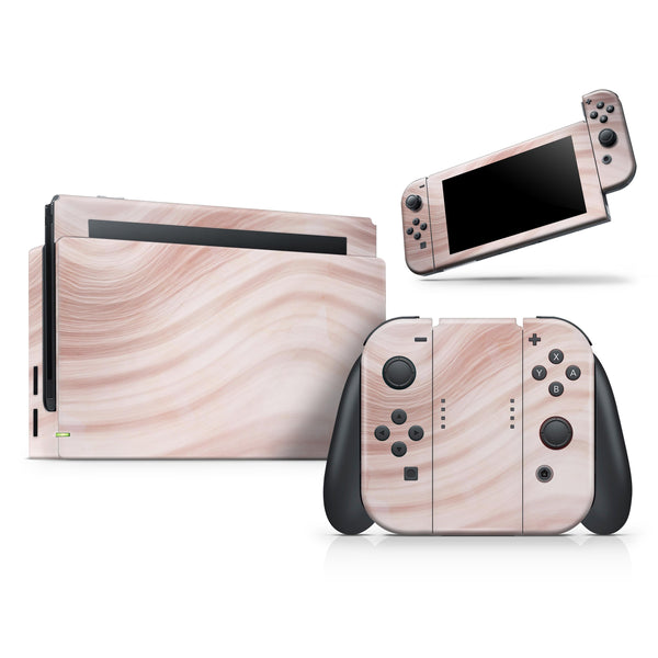 Vivid Agate Vein Slice Foiled V5 // Skin Decal Wrap Kit for Nintendo Switch Console & Dock, Joy-Cons, Pro Controller, Lite, 3DS XL, 2DS XL, DSi, or Wii