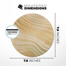 Vivid Agate Vein Slice Foiled V7// WaterProof Rubber Foam Backed Anti-Slip Mouse Pad for Home Work Office or Gaming Computer Desk
