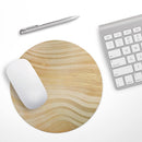 Vivid Agate Vein Slice Foiled V7// WaterProof Rubber Foam Backed Anti-Slip Mouse Pad for Home Work Office or Gaming Computer Desk