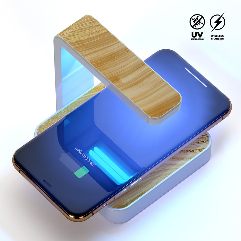 Vivid Agate Vein Slice Foiled V7 UV Germicidal Sanitizing Sterilizing Wireless Smart Phone Screen Cleaner + Charging Station