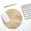 Vivid Agate Vein Slice Foiled V8// WaterProof Rubber Foam Backed Anti-Slip Mouse Pad for Home Work Office or Gaming Computer Desk