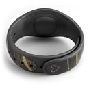 Vivid Agate Vein Slice Foiled V9 - Full Body Skin Decal Wrap Kit for Disney Magic Band