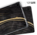 Vivid Agate Vein Slice Foiled V9 // Skin Decal Wrap Kit Compatible with the Apple MacBook Pro, Pro with Touch Bar or Air (11, 12, 13, 15 & 16" - All Versions Available)