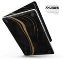 Vivid Agate Vein Slice Foiled V9 // Skin Decal Wrap Kit Compatible with the Apple MacBook Pro, Pro with Touch Bar or Air (11, 12, 13, 15 & 16" - All Versions Available)