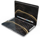 Vivid Agate Vein Slice Foiled V9 // Skin Decal Wrap Kit Compatible with the Apple MacBook Pro, Pro with Touch Bar or Air (11, 12, 13, 15 & 16" - All Versions Available)