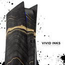 Vivid Agate Vein Slice Foiled V9 - Full Body Skin Decal Wrap Kit for Sony Playstation 5, Playstation 4, Playstation 3, & Controllers