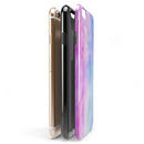 Vivid Blue Absorbed Watercolor Texture iPhone 6/6s or 6/6s Plus 2-Piece Hybrid INK-Fuzed Case