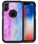Vivid Blue Absorbed Watercolor Texture - iPhone X OtterBox Case & Skin Kits