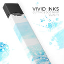Vivid Blue Abstract Washed - Premium Decal Protective Skin-Wrap Sticker compatible with the Juul Labs vaping device