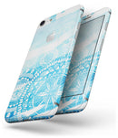 Vivid Blue Abstract Washed - Skin-kit for the iPhone 8 or 8 Plus