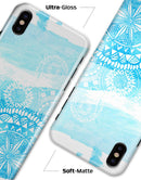 Vivid Blue Abstract Washed - iPhone X Clipit Case