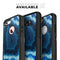 Vivid Blue Agate Crystal - Skin Kit for the iPhone OtterBox Cases