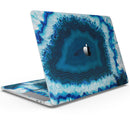 Vivid Blue Agate Crystal - Skin Decal Wrap Kit Compatible with the Apple MacBook Pro, Pro with Touch Bar or Air (11", 12", 13", 15" & 16" - All Versions Available)