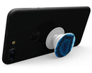 Vivid Blue Agate Crystal - Skin Kit for PopSockets and other Smartphone Extendable Grips & Stands