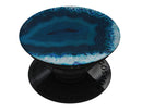 Vivid Blue Agate Crystal - Skin Kit for PopSockets and other Smartphone Extendable Grips & Stands