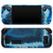 Vivid Blue Agate Crystal // Full Body Skin Decal Wrap Kit for the Steam Deck handheld gaming computer