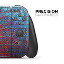 Vivid Blue Brick Alley // Skin Decal Wrap Kit for Nintendo Switch Console & Dock, Joy-Cons, Pro Controller, Lite, 3DS XL, 2DS XL, DSi, or Wii - Vinyl Skin Wrap for Nintendo Switch 2, OLED, Lite, Pro Controller, Wii & Classic Handhelds