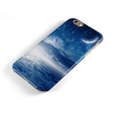 Vivid Blue Falling Stars in the Night Sky iPhone 6/6s or 6/6s Plus 2-Piece Hybrid INK-Fuzed Case