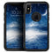 Vivid Blue Falling Stars in the Night Sky - Skin Kit for the iPhone OtterBox Cases
