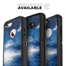 Vivid Blue Falling Stars in the Night Sky - Skin Kit for the iPhone OtterBox Cases