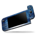 Vivid Blue Falling Stars in the Night Sky // Skin Decal Wrap Kit for Nintendo Switch Console & Dock, Joy-Cons, Pro Controller, Lite, 3DS XL, 2DS XL, DSi, or Wii - Vinyl Skin Wrap for Nintendo Switch 2, OLED, Lite, Pro Controller, Wii & Classic Handhelds