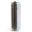 Vivid Blue Gradiant Swirl iPhone 6/6s or 6/6s Plus 2-Piece Hybrid INK-Fuzed Case