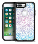 Vivid Blue Gradiant Swirl - iPhone 7 Plus/8 Plus OtterBox Case & Skin Kits